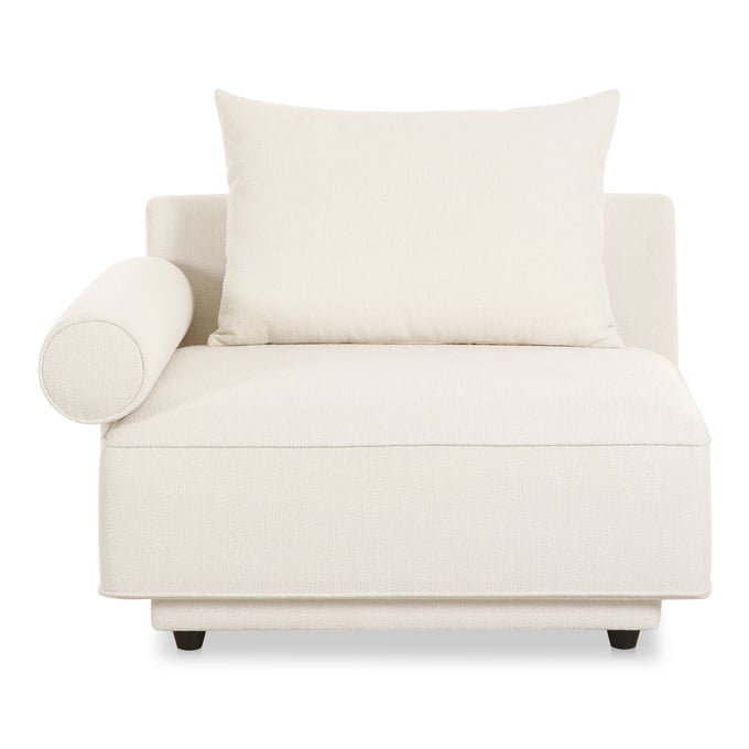 Moes Home Rosello White LAF Chair MOE-OA-1008-18