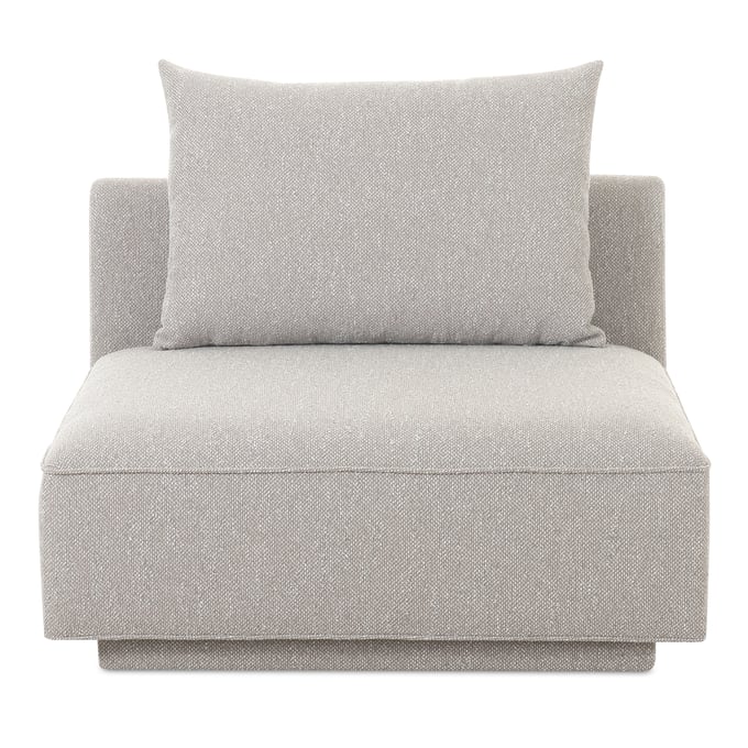 Moes Home Rosello Light Grey Slipper Chair MOE-OA-1010-29