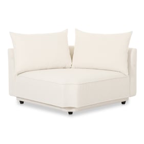 Moes Home Rosello White Corner Chair