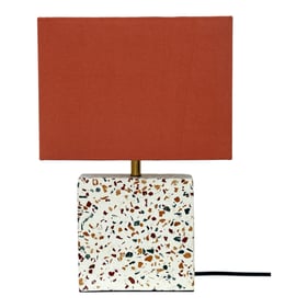 Moes Home Terrazzo Marble Square Table Lamp