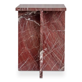 Moes Home Blair Red Accent Table