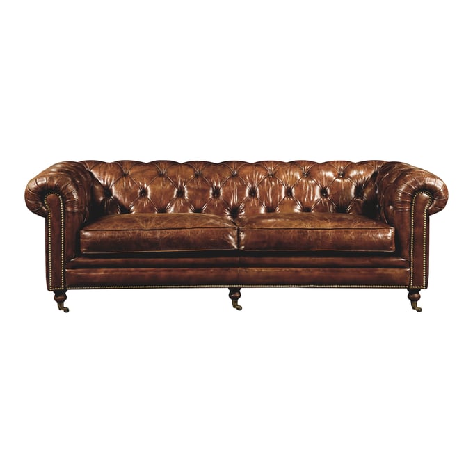 Moes Home Birmingham Brown Sofa MOE-PK-1007-20