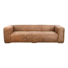 Moes Home Bolton Brown Sofa