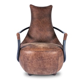 Moes Home Carlisle Brown Club Chair