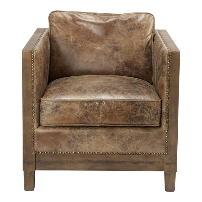 Moes Home Darlington Brown Club Chair MOE-PK-1030-03