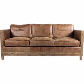 Moes Home Darlington Brown Sofa