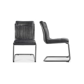 2 Moes Home Ansel Black Dining Chairs