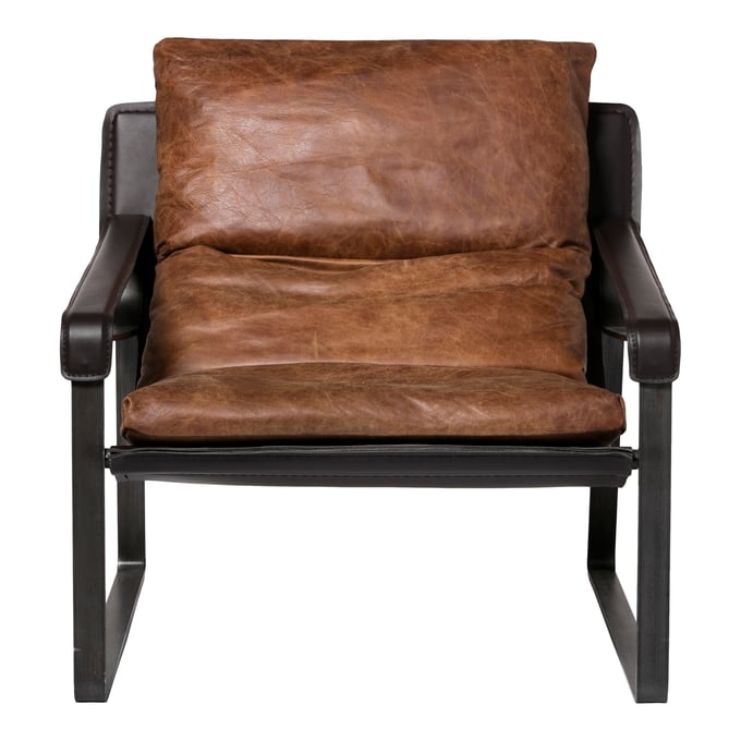 Moes Home Connor Brown Club Chair MOE-PK-1044-14