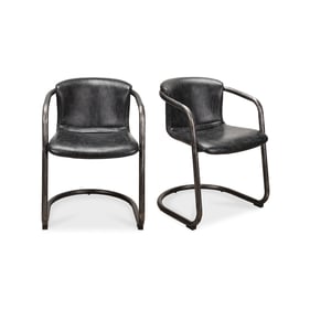 2 Moes Home Freeman Black Dining Chairs