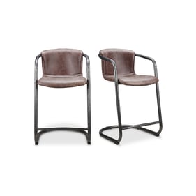 2 Moes Home Freeman Brown Counter Stools