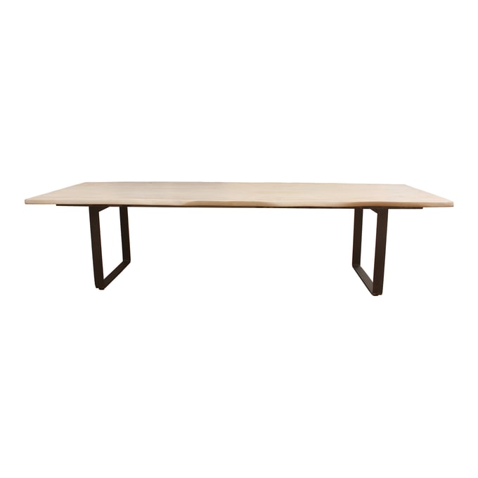 Moes Home Wilks White Wood Dining Table MOE-PP-1014-18-0