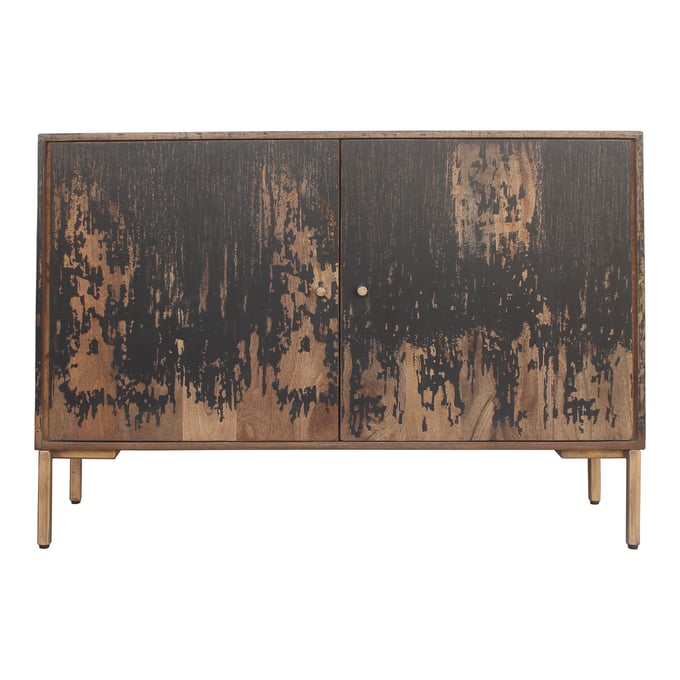 Moes Home Artists Black Wood Sideboard MOE-PP-1015-02