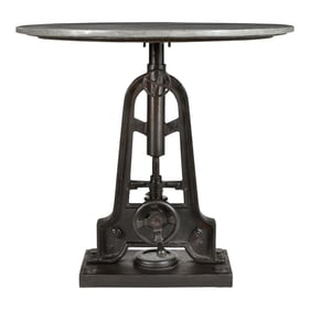 Moes Home Delaware Black Adjustable Cafe Table