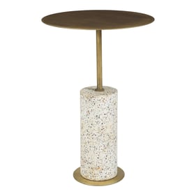 Moes Home Gabriel Gold Accent Table