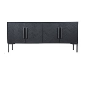 Moes Home Fishbone Black Sideboard