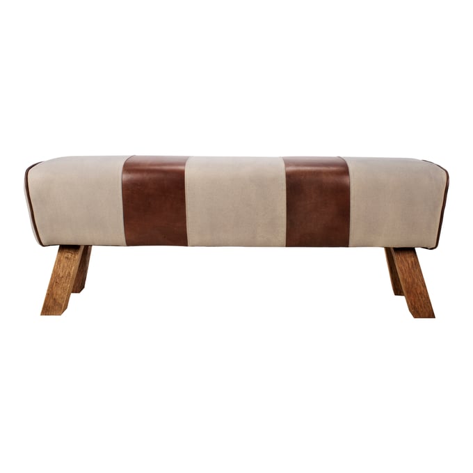 Moes Home Pommel Brown Bench MOE-QN-1008-03