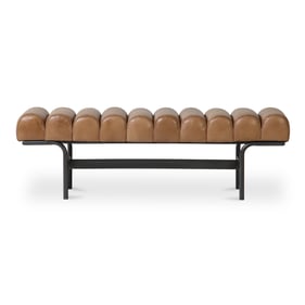 Moes Home Harrison Tan Bench