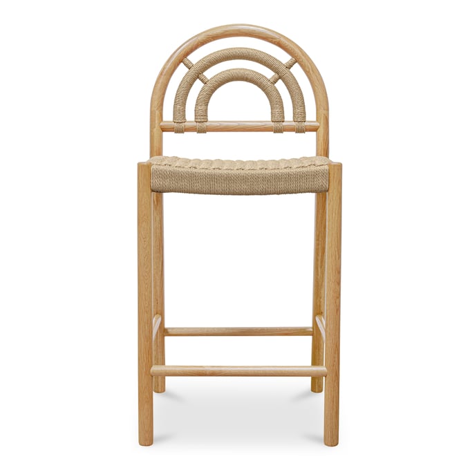 Moes Home Avery Natural Counter Stool MOE-QO-1002-24