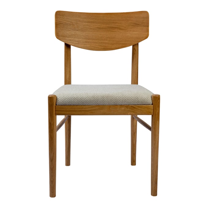 Moes Home Poe Beige Natural Dining Chair MOE-QW-1003-24