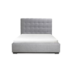 Moes Home Belle Light Grey Storage Queen Bed