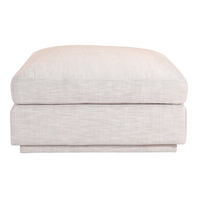 Moes Home Justin Grey Fabric Ottoman MOE-RN-1101-39