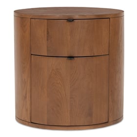 Moes Home Theo Brown 2 Drawers Nightstand