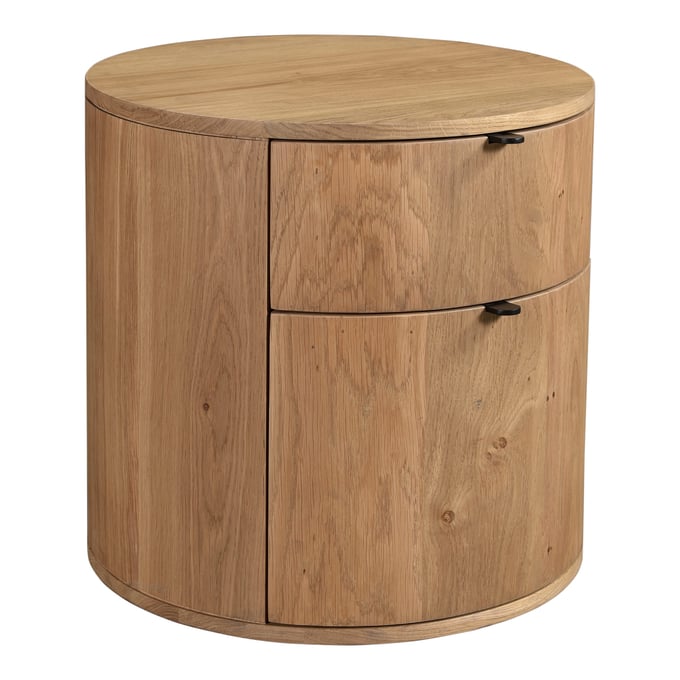 Moes Home Theo Natural Two Drawers Nightstand MOE-RP-1011-24