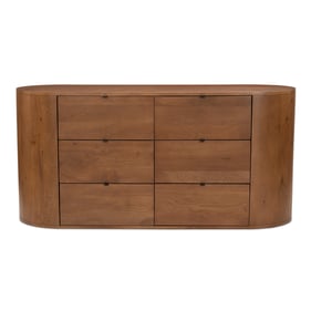 Moes Home Theo Brown 6 Drawers Dresser