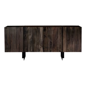 Moes Home Tiburon Dark Grey Brown Large Sideboard