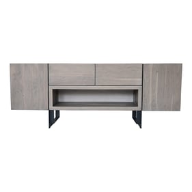 Moes Home Tiburon Grey Blush Media Cabinet