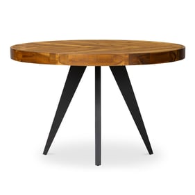 Moes Home Parq Brown Round Dining Table