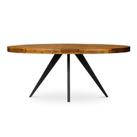 Moes Home Parq Brown Oval Dining Table