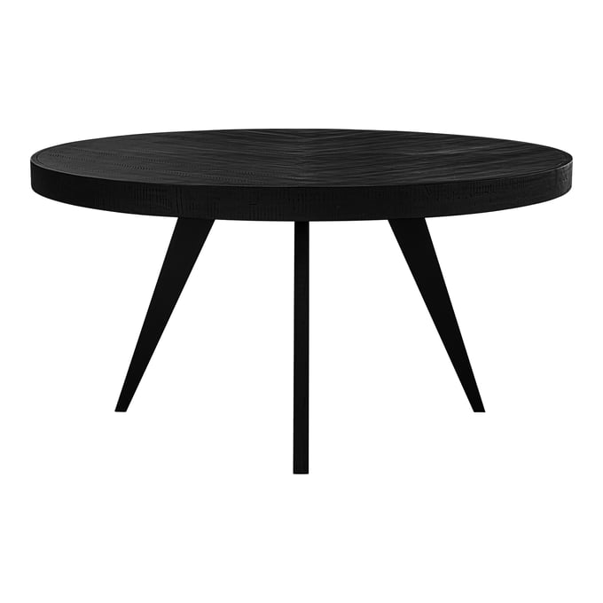 Moes Home Parq Black 60 Inch Round Dining Table MOE-TL-1029-02