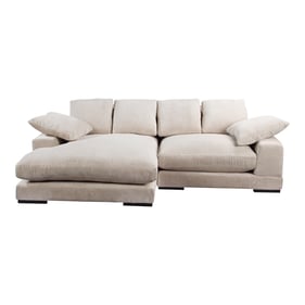 Moes Home Plunge Beige Fabric Sectional