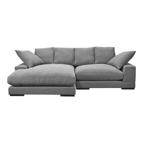 Moes Home Plunge Grey Sectional