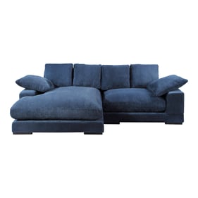 Moes Home Plunge Blue Fabric Sectional