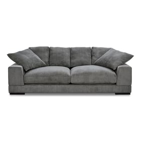 Moes Home Plunge Charcoal Sofa