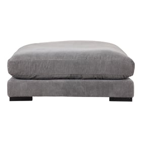 Moes Home Tumble Grey Fabric Ottoman