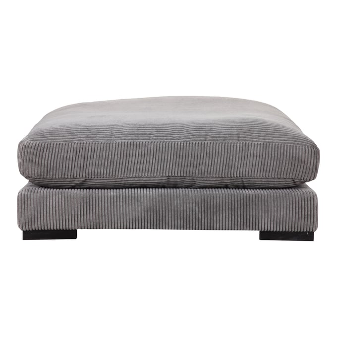 Moes Home Tumble Grey Fabric Ottoman MOE-UB-1009-25