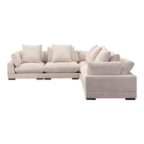 Moes Home Tumble Cappuccino Classic L Modular Sectional