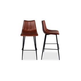 2 Moes Home Alibi Brown Bar Stools