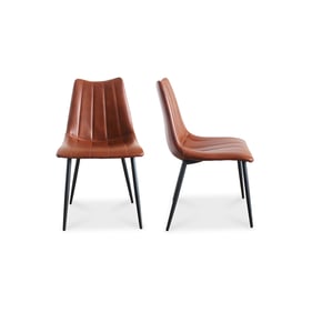 2 Moes Home Alibi Brown Dining Chairs