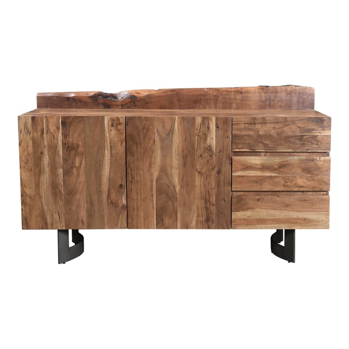 Moes Home Bent Natural 3 Drawers Sideboard MOE-VE-1040-03