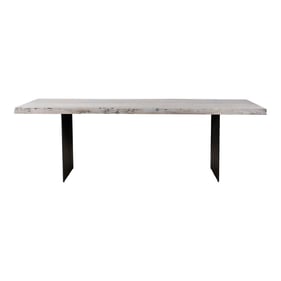 Moes Home Evans White Washed Wood Dining Table