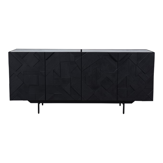 Moes Home Kattan Black Sideboard MOE-VE-1095-02-0