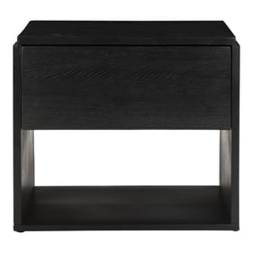 Moes Home Quinton Black Nightstand