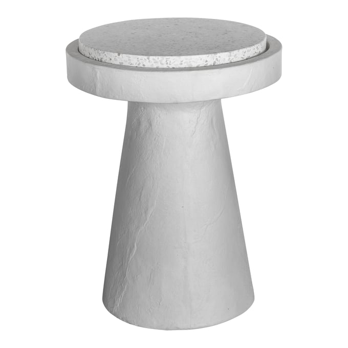 Moes Home Book White Accent Table MOE-VH-1015-18