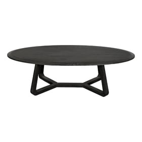 Moes Home Nathan Black Wood Coffee Table