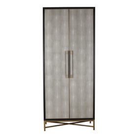 Moes Home Mako Grey Tall Cabinet