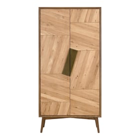 Moes Home Charlton Natural Tall Cabinet